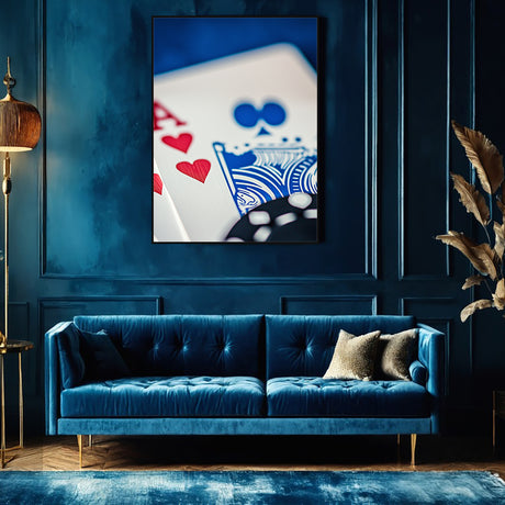 Poker Night Vibes-Canvas Wall Art