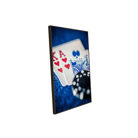 Poker Night Vibes-Canvas Wall Art