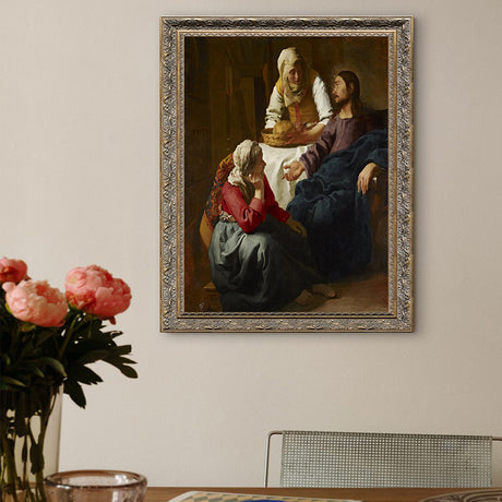 Christ In The House Of Martha And Mary By Johannes Vermeer