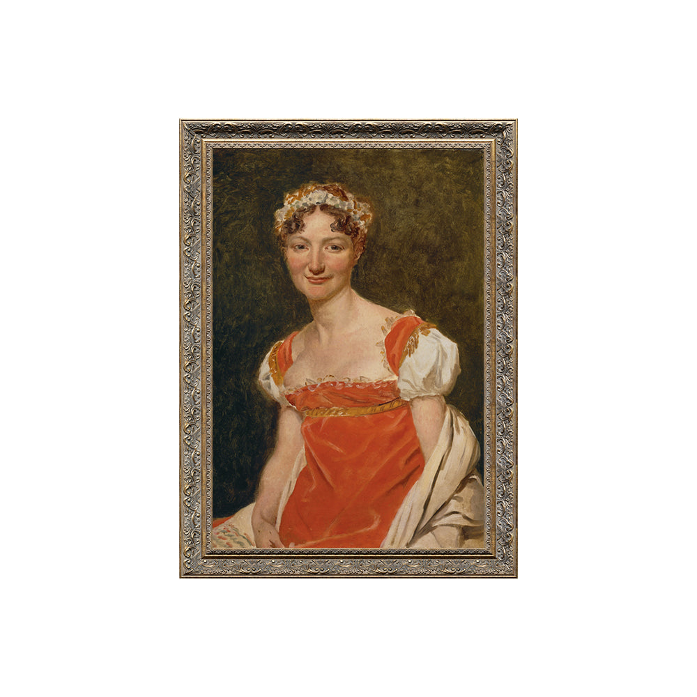 Portrait Of Baroness Pauline Jeanin By Jacques-Louis David