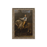 Equestrian Portrait Of Count Stanislas Potocki By Jacques-Louis David