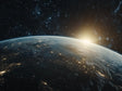 "Earth At Sunrise" – A Global Perspective- Canvas Wall Art