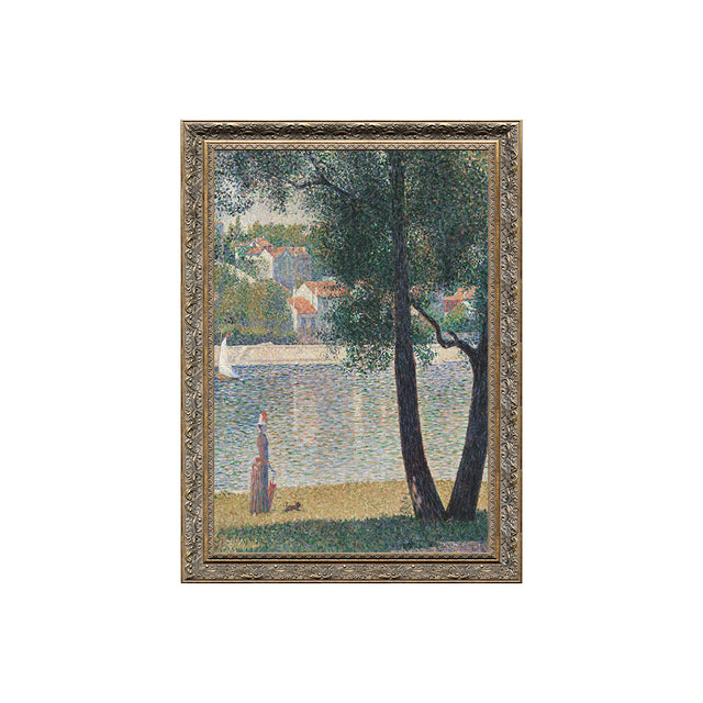 The Seine At Courbevoie By Georges Seurat