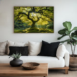 Enchanting Sunlit Tree Canvas Wall Art