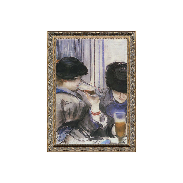 "In the Beer Garden" or "Women Drinking Beer" By Édouard Manet