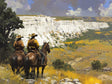 Canvas Wall Art - Riders In A Vast Western Landscape