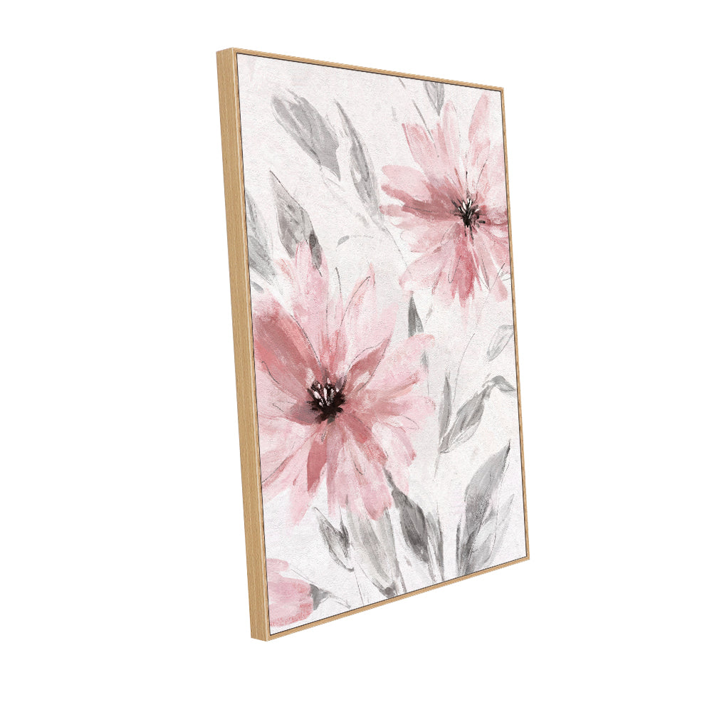 Gentle Pink Petals Canvas Wall Art