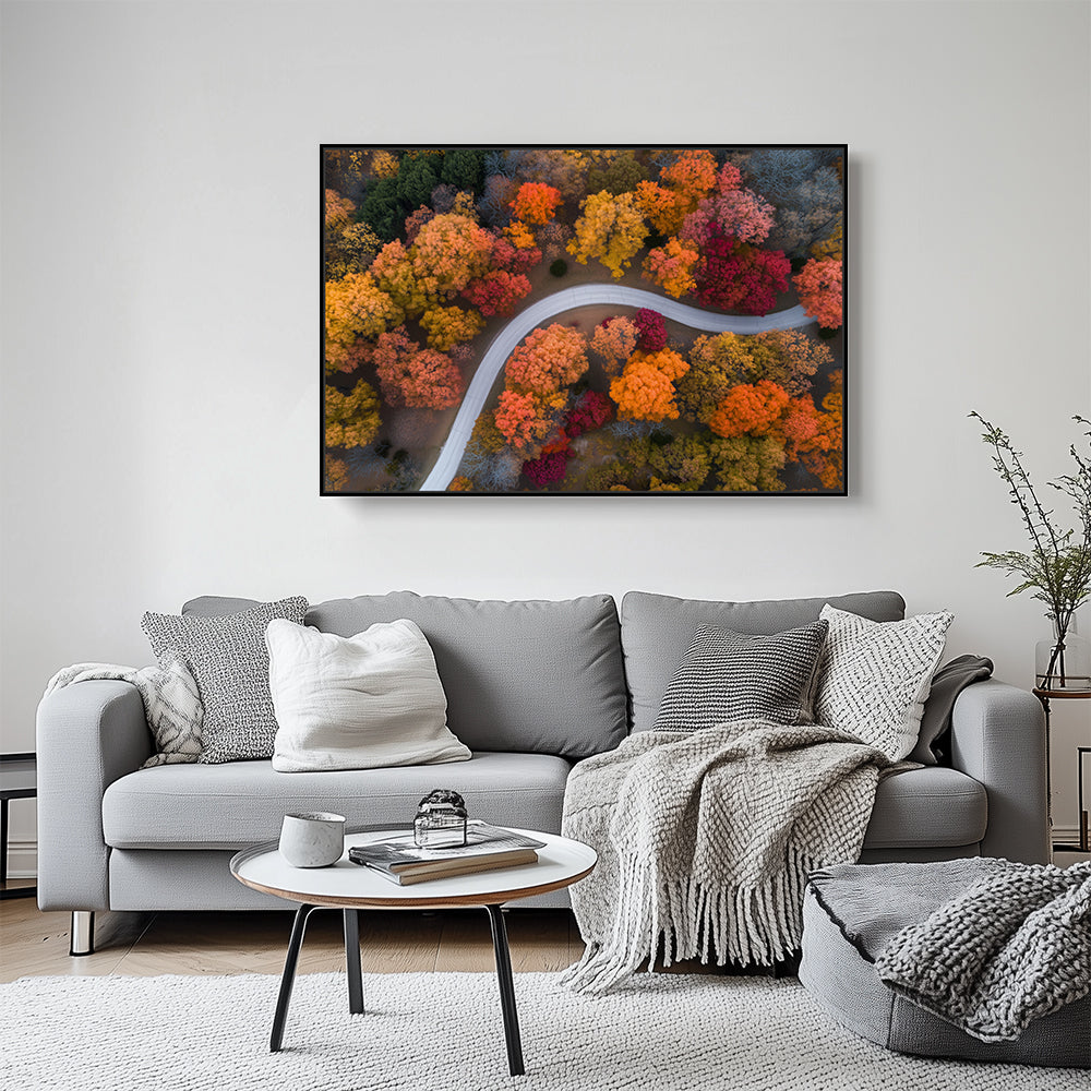 Autumn Forest Canvas Wall Art