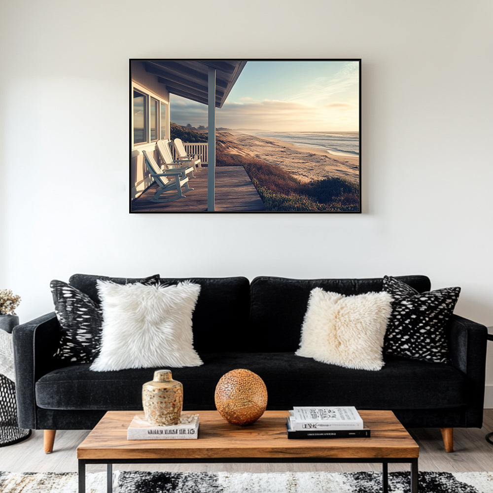 Coastal Morning Bliss Canvas Wall Art 
