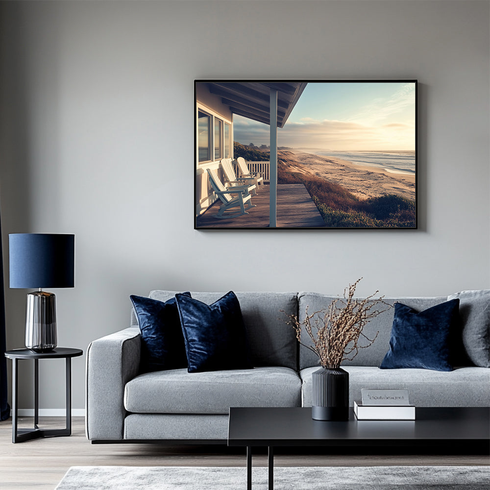 Coastal Morning Bliss Canvas Wall Art 