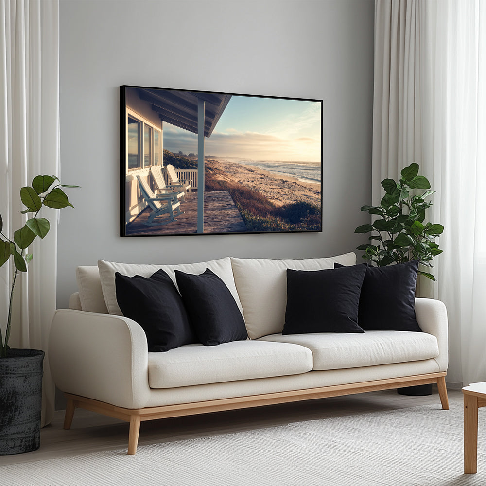 Coastal Morning Bliss Canvas Wall Art 