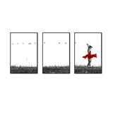 Graceful Dance Canvas Wall Art (Set of 3)