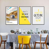 Adventure-Inspired Canvas Wall Art (Set of 3)