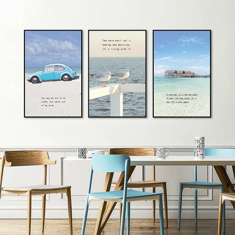 3-Piece Nordic Beach Vibes Canvas Wall Art