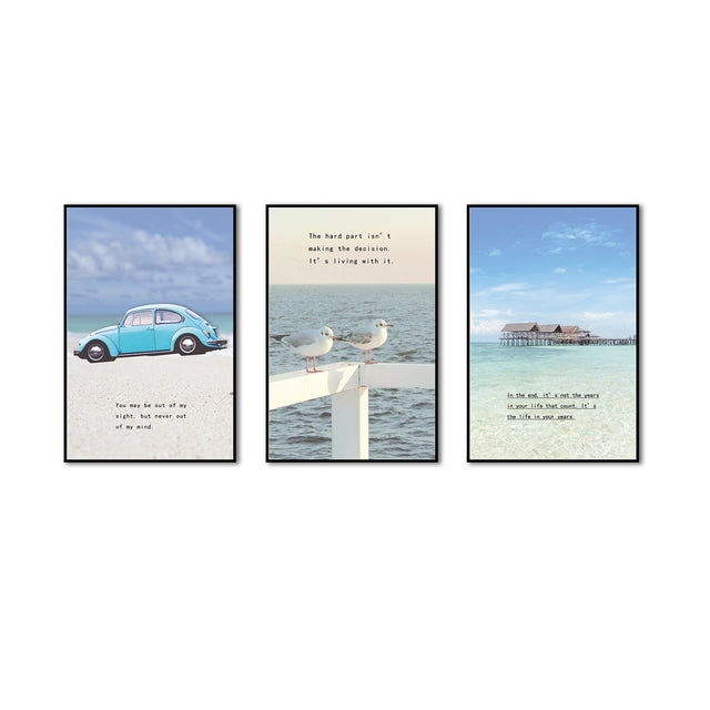 3-Piece Nordic Beach Vibes Canvas Wall Art