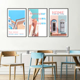 3-Piece Modern Minimalist Inspirational Canvas Wall Art Set