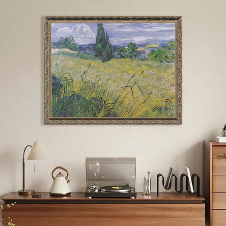 Fields Of Provence - Inspired By Van Gogh Canvas Wall Art