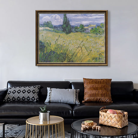 Fields Of Provence - Inspired By Van Gogh Canvas Wall Art