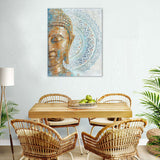 Tranquil Buddha Mandala Canvas Wall Art