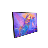 Enchanted Angel with Unicorn-Canvas Wall Art