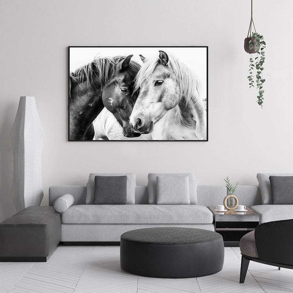 Timeless Horse Bond Canvas Wall Art