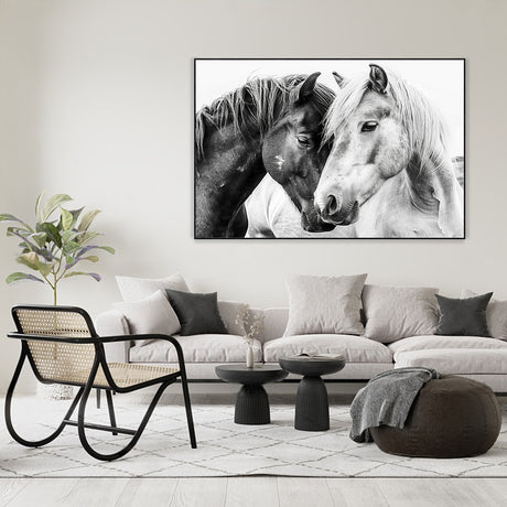 Timeless Horse Bond Canvas Wall Art