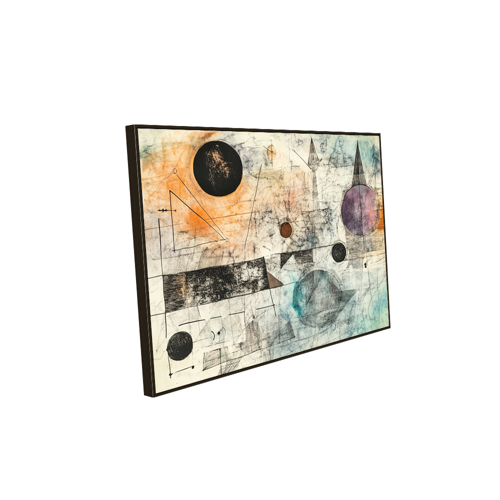 Geometric Cosmos-Canvas Wall Art