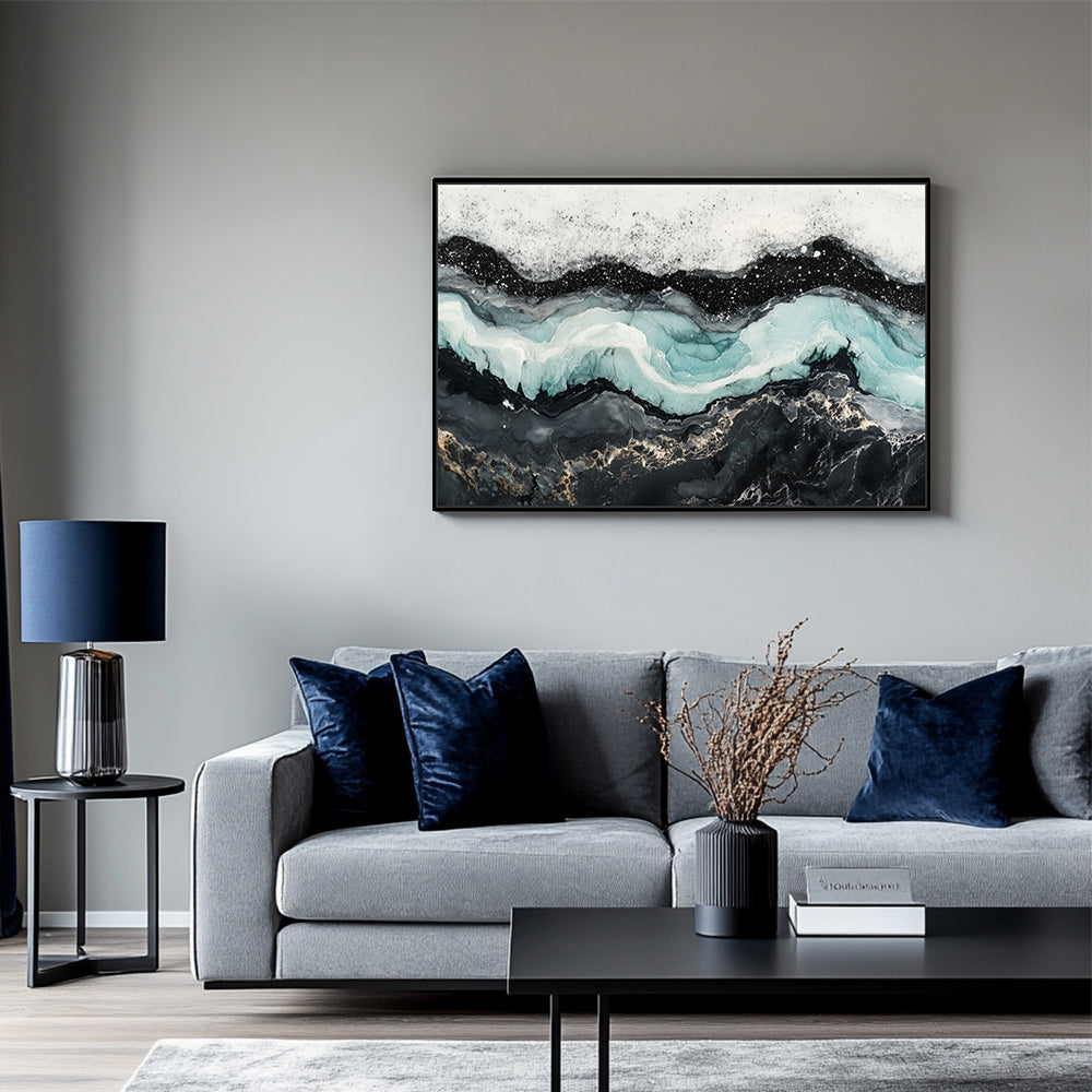 Mystic Tides Canvas Wall Art 