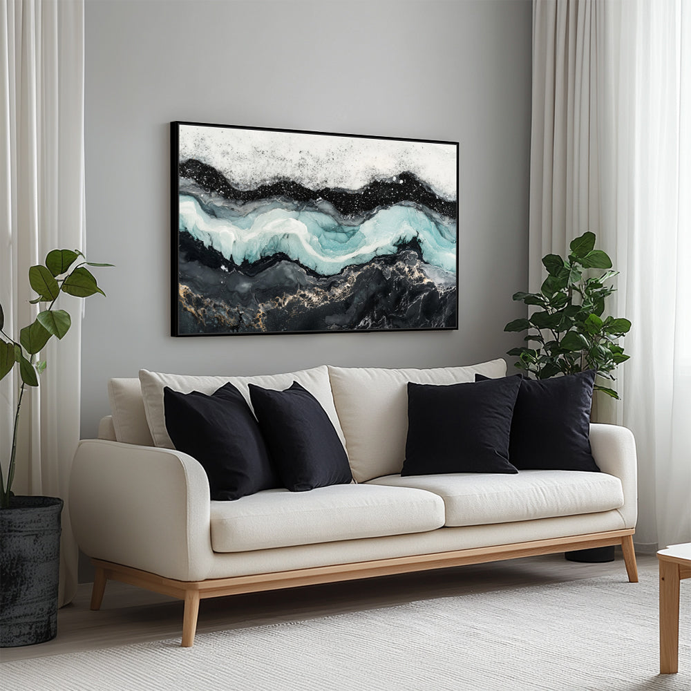Mystic Tides Canvas Wall Art 