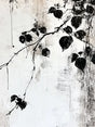 Canvas Wall Art - Minimalist Black And White Botanical Design