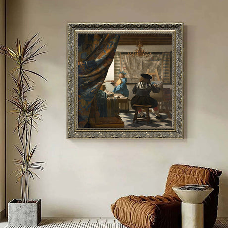 The Art Of Painting By Johannes Vermeer