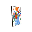Modern Floral Vase – Bold & Colorful Botanical Print Canvas Wall Art