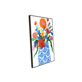 Modern Floral Vase – Bold & Colorful Botanical Print Canvas Wall Art