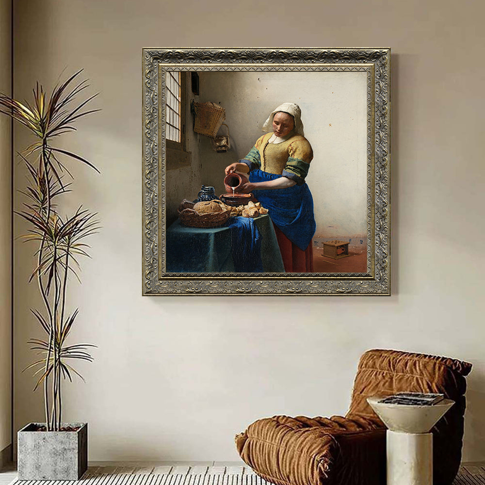 The Milkmaid By Johannes Vermeer