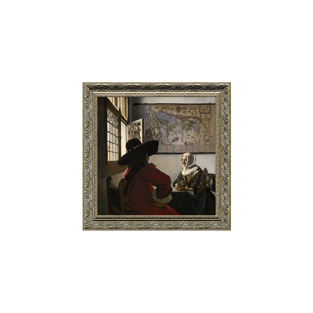 Officer And Laughing Girl By Johannes Vermeer