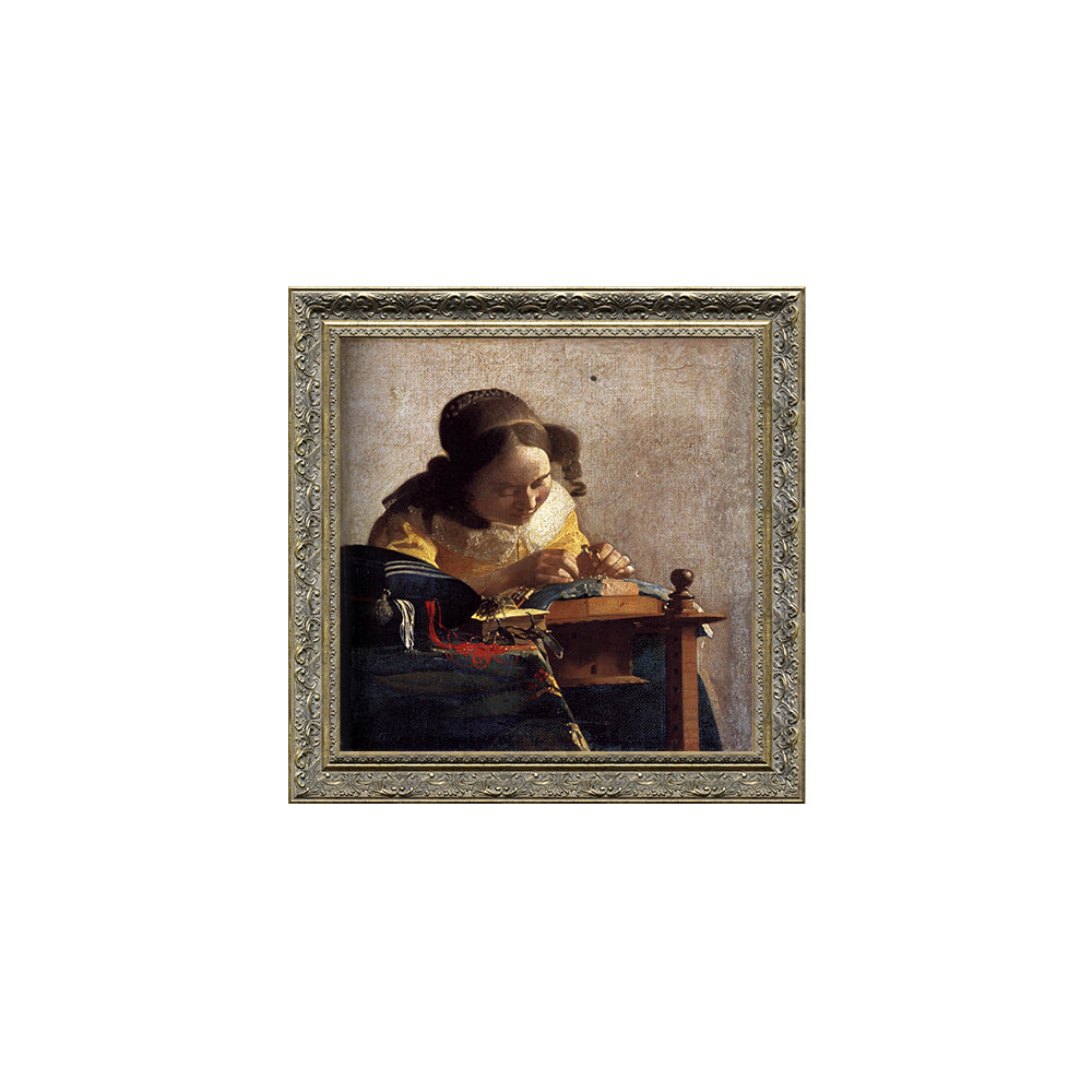 The Lacemaker By Johannes Vermeer