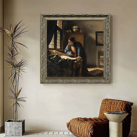 The Geographer By Johannes Vermeer