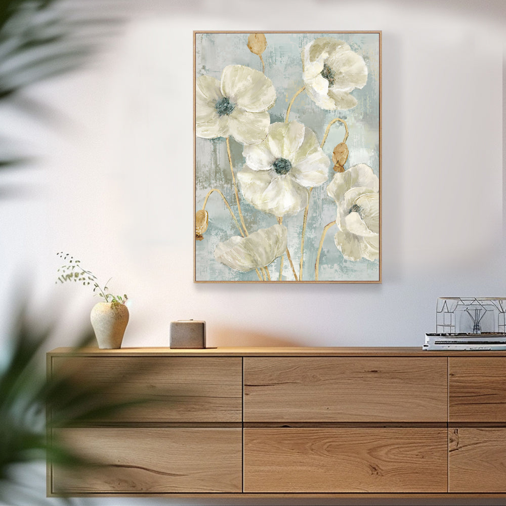 Golden Poppies Canvas Wall Art