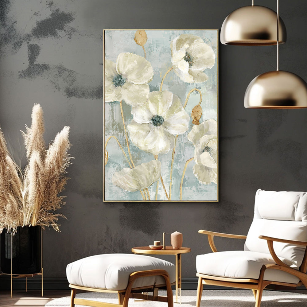 Golden Poppies Canvas Wall Art