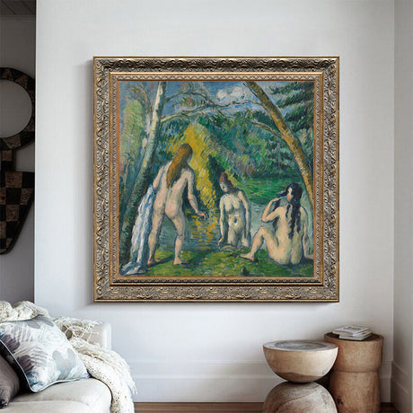 "Three Bathers" By Paul Cézanne