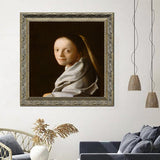 Study Of A Young Woman By Johannes Vermeer