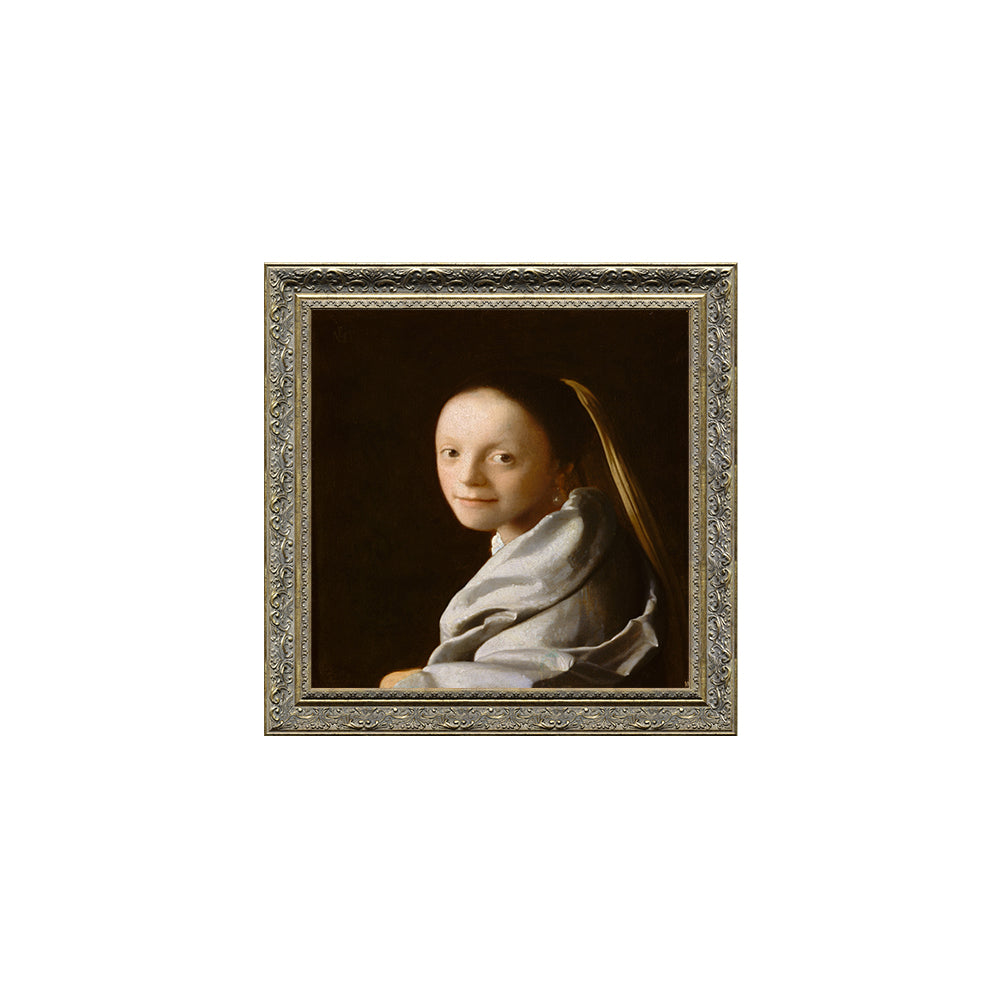 Study Of A Young Woman By Johannes Vermeer