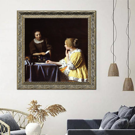 Mistress And Maid By Johannes Vermeer