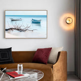 Seaside Serenity Elegant Coastal Canvas Wall Art