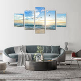 Serene Ocean Sunrise Canvas Wall Art