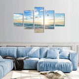 Serene Ocean Sunrise Canvas Wall Art