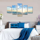 Serene Ocean Sunrise Canvas Wall Art