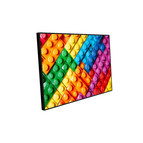 Vibrant Lego-Inspired Canvas Wall Art