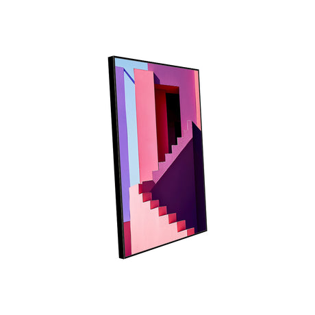 Modern Geometric Architectural Canvas Wall Art