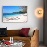 Serene Tropical Beach Canvas Wall Art